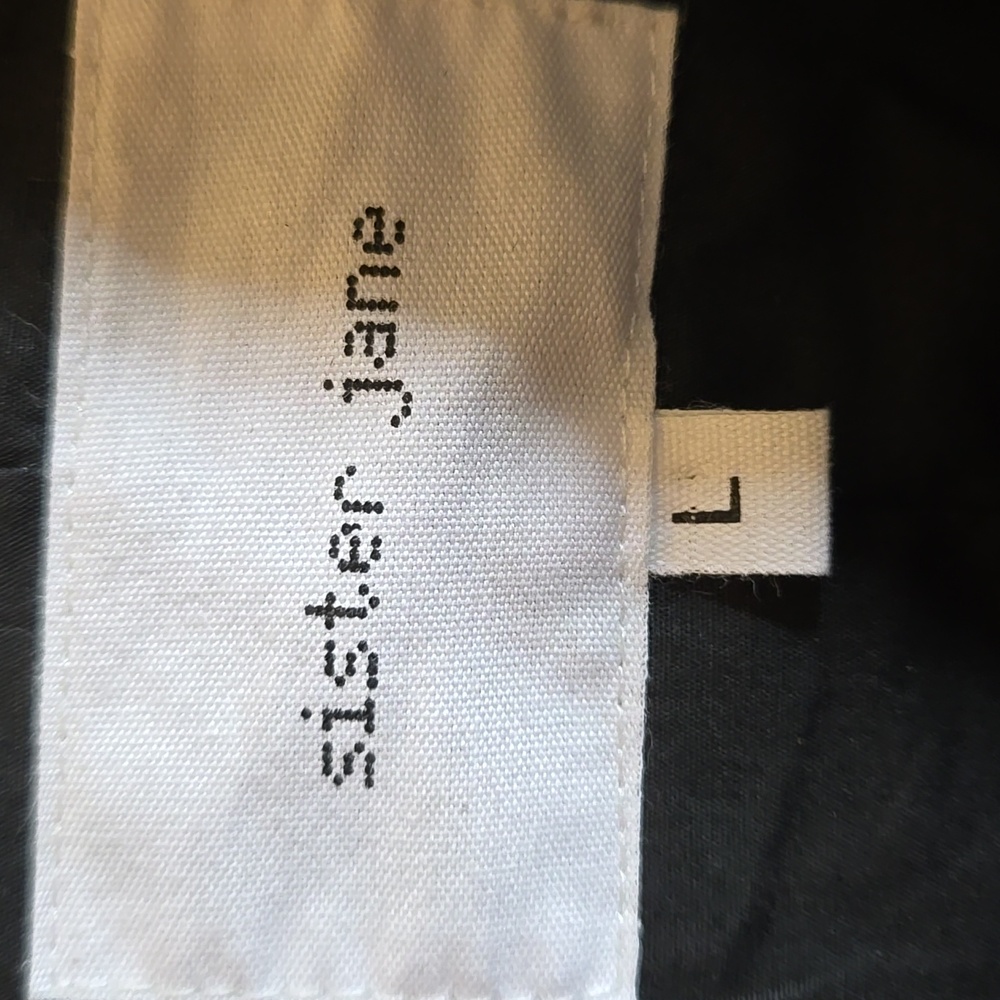 Sister Jane Black Jacket with White Accents - Picture 3 of 14